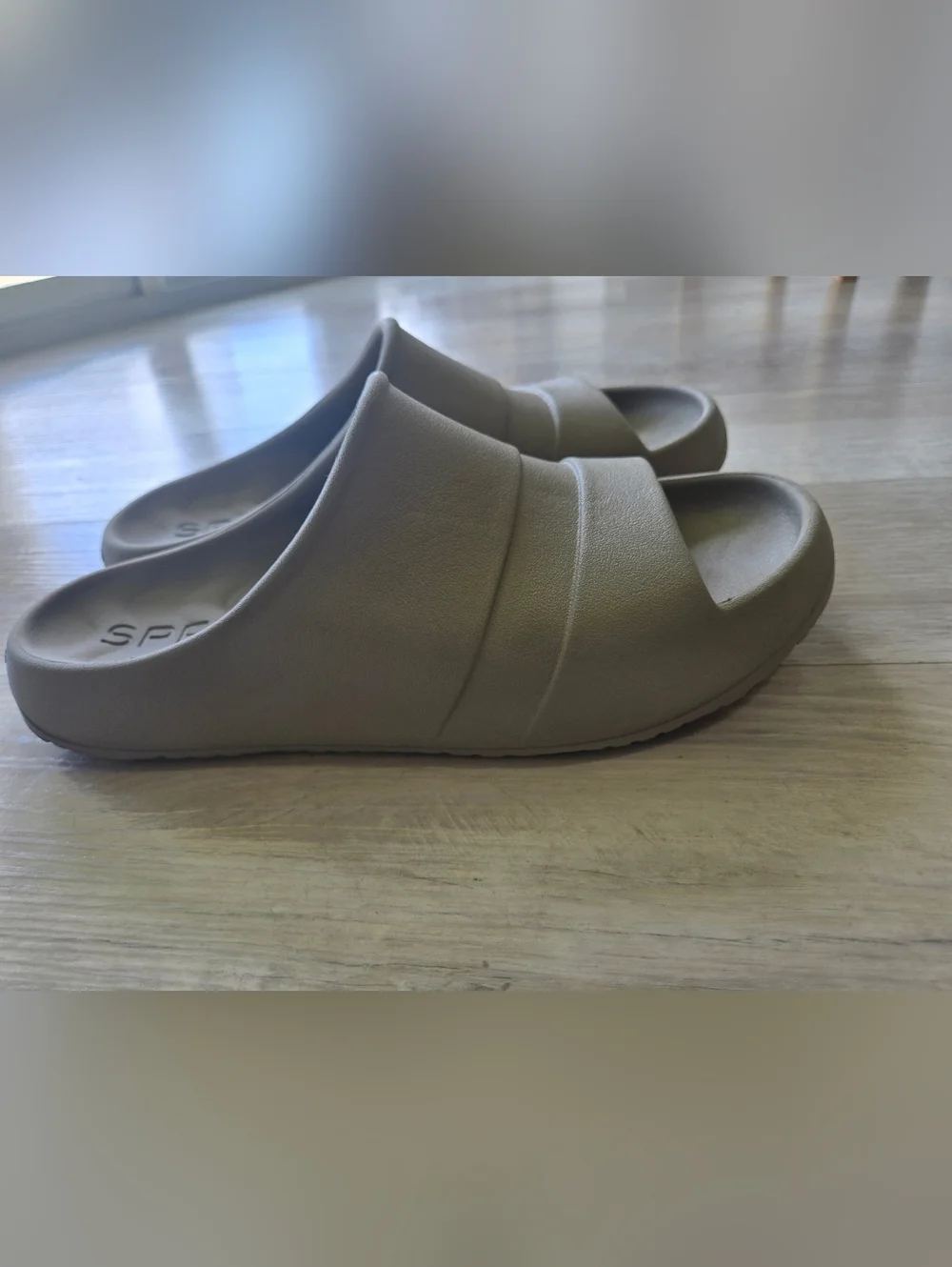 Sperry Mens Grey Windward Float Slide Slip-On Comfy Sandal Sz 11